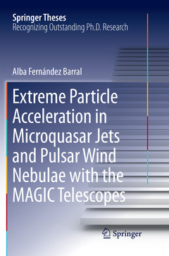 Cover of the book Extreme Particle Acceleration in Microquasar Jets and Pulsar Wind Nebulae with the MAGIC Telescopes