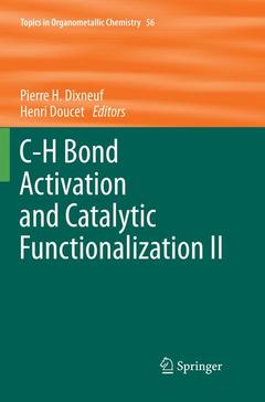 Couverture de l’ouvrage C-H Bond Activation and Catalytic Functionalization II