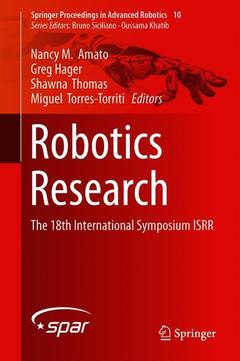 Couverture de l’ouvrage Robotics Research