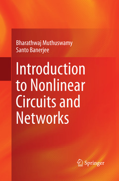 Couverture de l’ouvrage Introduction to Nonlinear Circuits and Networks