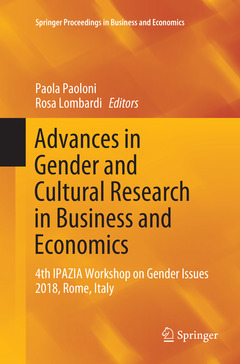 Couverture de l’ouvrage Advances in Gender and Cultural Research in Business and Economics