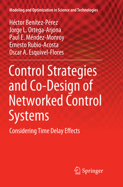 Couverture de l’ouvrage Control Strategies and Co-Design of Networked Control Systems 