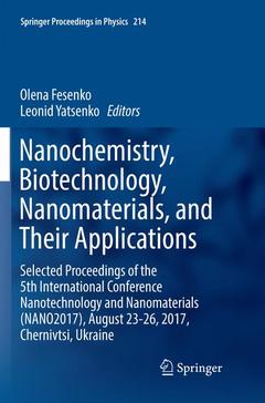 Cover of the book Nanochemistry, Biotechnology, Nanomaterials, and Their Applications