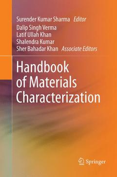 Couverture de l’ouvrage Handbook of Materials Characterization