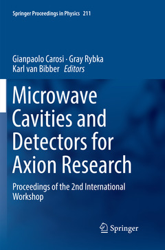 Couverture de l’ouvrage Microwave Cavities and Detectors for Axion Research