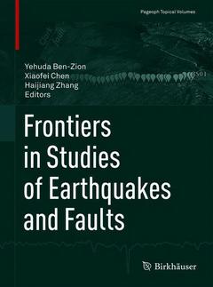 Couverture de l’ouvrage Frontiers in Studies of Earthquakes and Faults