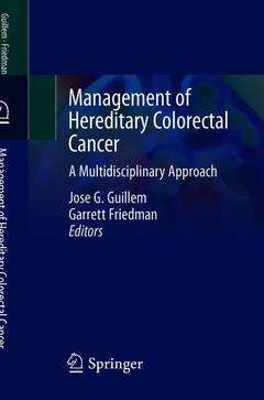 Couverture de l’ouvrage Management of Hereditary Colorectal Cancer
