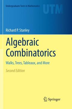 Couverture de l’ouvrage Algebraic Combinatorics