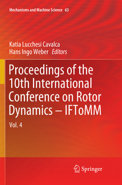 Couverture de l’ouvrage Proceedings of the 10th International Conference on Rotor Dynamics – IFToMM
