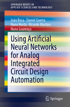 Couverture de l’ouvrage Using Artificial Neural Networks for Analog Integrated Circuit Design Automation