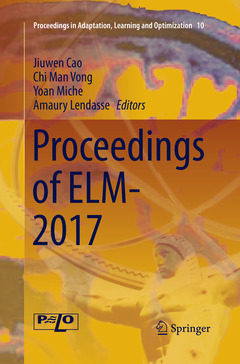 Couverture de l’ouvrage Proceedings of ELM-2017