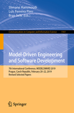 Couverture de l’ouvrage Model-Driven Engineering and Software Development