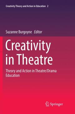 Couverture de l’ouvrage Creativity in Theatre