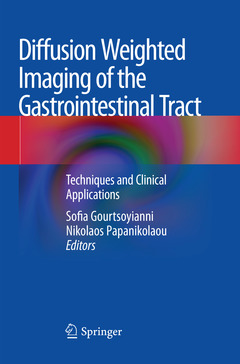 Couverture de l’ouvrage Diffusion Weighted Imaging of the Gastrointestinal Tract