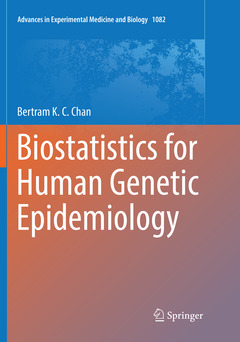 Couverture de l’ouvrage Biostatistics for Human Genetic Epidemiology