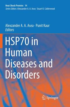 Couverture de l’ouvrage HSP70 in Human Diseases and Disorders