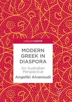 Couverture de l’ouvrage Modern Greek in Diaspora