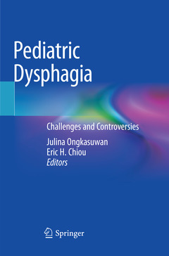 Couverture de l’ouvrage Pediatric Dysphagia