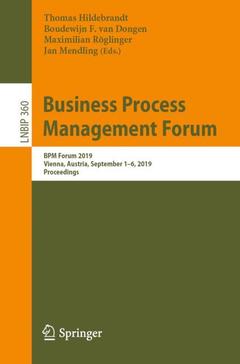 Couverture de l’ouvrage Business Process Management Forum