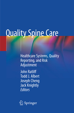 Couverture de l’ouvrage Quality Spine Care