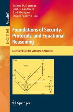 Cover of the book Foundations of Security, Protocols, and Equational Reasoning