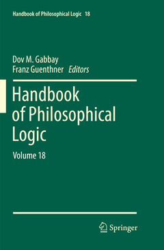 Couverture de l’ouvrage Handbook of Philosophical Logic