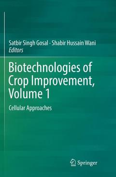 Cover of the book Biotechnologies of Crop Improvement, Volume 1