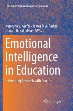 Couverture de l’ouvrage Emotional Intelligence in Education