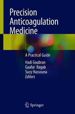 Couverture de l’ouvrage Precision Anticoagulation Medicine