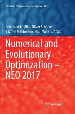 Couverture de l’ouvrage Numerical and Evolutionary Optimization - NEO 2017