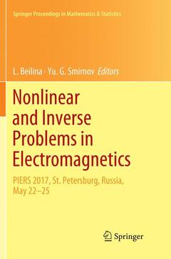 Couverture de l’ouvrage Nonlinear and Inverse Problems in Electromagnetics