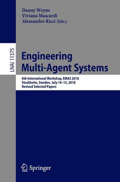 Couverture de l’ouvrage Engineering Multi-Agent Systems