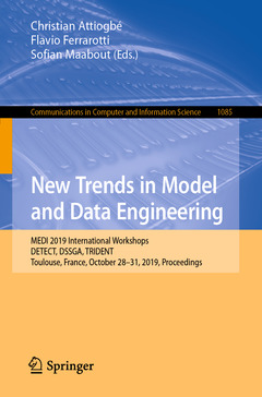Couverture de l’ouvrage New Trends in Model and Data Engineering
