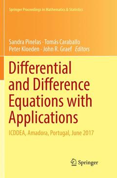 Couverture de l’ouvrage Differential and Difference Equations with Applications