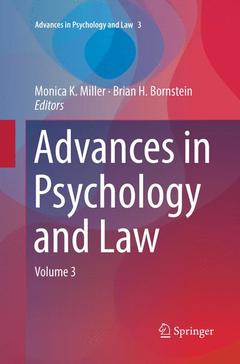 Cover of the book Advances in Psychology and Law