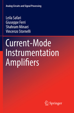 Couverture de l’ouvrage Current-Mode Instrumentation Amplifiers