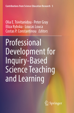 Couverture de l’ouvrage Professional Development for Inquiry-Based Science Teaching and Learning