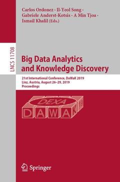 Couverture de l’ouvrage Big Data Analytics and Knowledge Discovery