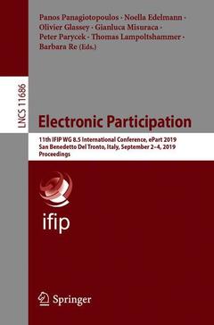 Couverture de l’ouvrage Electronic Participation