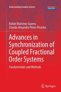 Couverture de l’ouvrage Advances in Synchronization of Coupled Fractional Order Systems