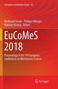 Couverture de l’ouvrage EuCoMeS 2018 