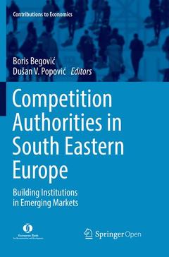 Cover of the book Competition Authorities in South Eastern Europe