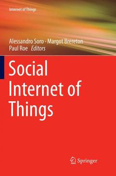 Couverture de l’ouvrage Social Internet of Things