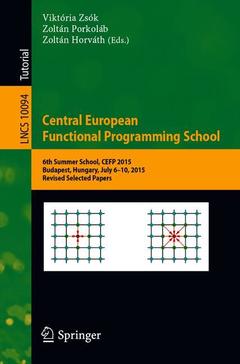 Couverture de l’ouvrage Central European Functional Programming School