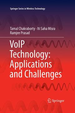 Couverture de l’ouvrage VoIP Technology: Applications and Challenges
