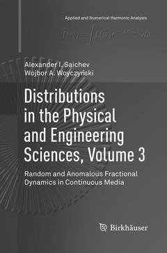 Couverture de l’ouvrage Distributions in the Physical and Engineering Sciences, Volume 3