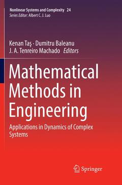 Couverture de l’ouvrage Mathematical Methods in Engineering