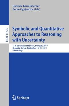 Couverture de l’ouvrage Symbolic and Quantitative Approaches to Reasoning with Uncertainty