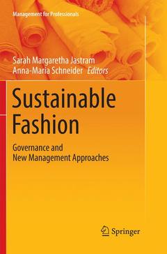 Couverture de l’ouvrage Sustainable Fashion
