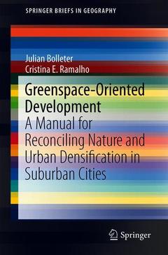 Couverture de l’ouvrage Greenspace-Oriented Development